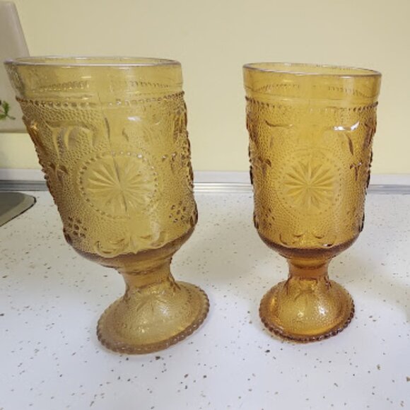 Vintage Brockway Glass American Concord Anchor Drinking Glasses- Set of 3 - Picture 2 of 3